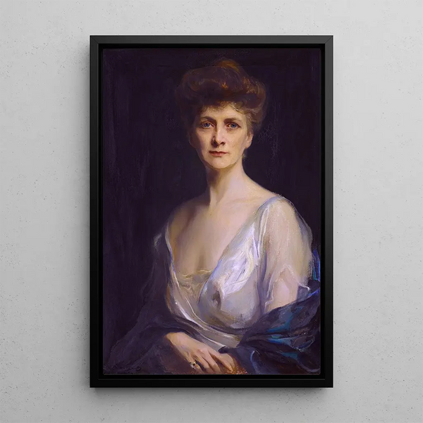 Mme John W Davis née Ellen G Bassel - Philip Alexius de László — ingelijst kunstwerk aan de muur