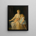 Portret van mevrouw Claude Leigh en mevrouw Virginia Leigh - Philip Alexius de László — ingelijst kunstwerk aan de muur