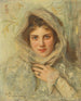 Portret van Wilhelmine Prétorius - Philip Alexius de László — weergave van het kunstwerk