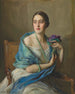 Portret van een dame - Philip Alexius de László — weergave van het kunstwerk