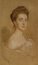 Portret van een dame met een parel - Philip Alexius de László — weergave van het kunstwerk