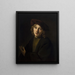Portret van Heyman Dullaert - Philip Koninck — ingelijst kunstwerk aan de muur