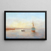 Scheepvaart in de haven van Odessa - Philip Philippovich Klimenko — ingelijst kunstwerk aan de muur