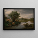 Harponnage de la Loutre - Philip Reinagle — ingelijst kunstwerk aan de muur