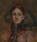 Portrait of Sibyl Lady Eden 1867-1945 née Gray - Philip Wilson Steer — artwork view