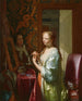 Dame aan haar toilette - Philip van Dijk — weergave van het kunstwerk