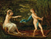 Cupidon en Psyche - Philipp Friedrich von Hetsch — weergave van het kunstwerk