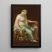 Vestale - Philipp Friedrich von Hetsch — framed artwork on a wall