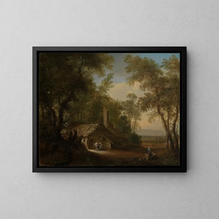 Philipp Hieronymus Brinckmann - Bauernhaus zwischen Bumen im Mittagslichtca 17431745.webp