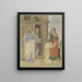 Hagars Expulsion - Philipp Veit — framed artwork on a wall