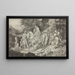 De Graaf van Habsburg - Philipp von Foltz — ingelijst kunstwerk aan de muur