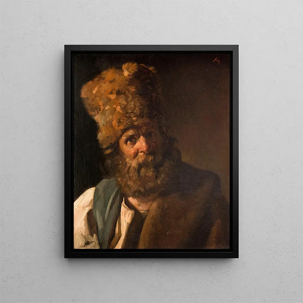 PhilippeAuguste Jeanron - Portrait de Charles Jacques son retour du service militaire.webp