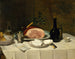 Natuurstudie met ham - Philippe Rousseau — weergave van het kunstwerk