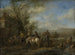 Ridders te paard voor een herberg - Philips Wouwerman — weergave van het kunstwerk