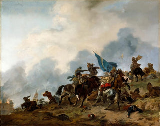 Philips Wouwerman - Battle Scene.webp