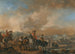 Cavalerie en beweging Een belegerde versterking in de verte - Philips Wouwerman — weergave van het kunstwerk