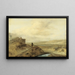 Ruiter in de duinen - Philips Wouwerman — ingelijst kunstwerk aan de muur