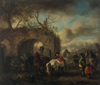 Philips Wouwerman - The Riding School.webp