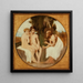 Philtas die Daphnis en Chloé onderwijst - Jules Élie Delaunay — wandpresentatie van het kunstwerk