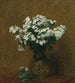 Phlox witte in een vaas - Henri Fantin-Latour — weergave van het kunstwerk