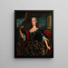 Portret van een dame in Diane - Piemontees school — ingelijst kunstwerk aan de muur