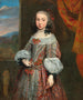 Portret van een jonge vrouw in geborduurde jurk - Pier Francesco Cittadini — weergave van het kunstwerk