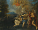 Het Doop van Christus - Pier Francesco Mola — weergave van het kunstwerk