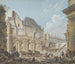 van het oude vestibule van het Palais-Royal in Parijs - Pierre-Antoine Demachy — weergave van het kunstwerk
