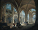 van de afbraak van de Sint-Jan-en-Grève kerk in 1800 - Pierre-Antoine Demachy — weergave van het kunstwerk