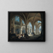van de afbraak van de Sint-Jan-en-Grève kerk in 1800 - Pierre-Antoine Demachy — ingelijst kunstwerk aan de muur