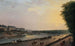 La Seine à la Grenouillère gezien vanaf het terras aan de waterkant bij de Tuileries - Pierre-Antoine Demachy — weergave van het kunstwerk