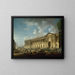 De colonnade van het Louvre nieuw vrijgemaakt - Pierre-Antoine Demachy — ingelijst kunstwerk aan de muur