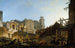 La Foire Saint-Germain na de brand van de nacht van 16 op 17 maart 1762 - Pierre-Antoine Demachy — weergave van het kunstwerk