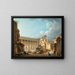 De afbraak van de colonnade van het Louvre tijdens de sloop van de ruïnes van het Hôtel du Petit Bourbon - Pierre-Antoine Demachy — ingelijst kunstwerk aan de muur