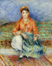 Algerijns meisje - Pierre-Auguste Renoir — weergave van het kunstwerk
