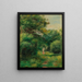 Allée in een bos vrouw met kind in de armen - Pierre-Auguste Renoir — ingelijst kunstwerk aan de muur