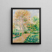 Herfstlandschap Landschap van de herfst - Pierre-Auguste Renoir — ingelijst kunstwerk aan de muur
