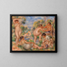 Groep zwemmers - Pierre-Auguste Renoir — ingelijst kunstwerk aan de muur