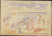 Strandscène - Pierre-Auguste Renoir — weergave van het kunstwerk