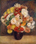 Boeketje met chrysanten - Pierre-Auguste Renoir — weergave van het kunstwerk