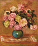Bloemenboeket in een vaas - Pierre-Auguste Renoir — weergave van het kunstwerk