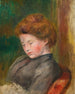 Buste van een vrouw - Pierre-Auguste Renoir — weergave van het kunstwerk