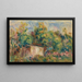 Cabanon près des Collettes - Pierre-Auguste Renoir — ingelijst kunstwerk aan de muur