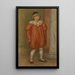 Claude Renoir en clownkostuum - Pierre-Auguste Renoir — ingelijst kunstwerk aan de muur