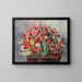 Bloemenmand - Pierre-Auguste Renoir — ingelijst kunstwerk aan de muur