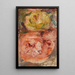 Twee rozen - Pierre-Auguste Renoir — ingelijst kunstwerk aan de muur