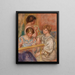 Borduursters Les Brodeuses - Pierre-Auguste Renoir — ingelijst kunstwerk aan de muur