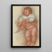 Kind nu staand - Pierre-Auguste Renoir — ingelijst kunstwerk aan de muur