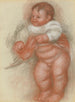 Kind nu staand - Pierre-Auguste Renoir — weergave van het kunstwerk