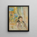 Vrouw in een interieur - Pierre-Auguste Renoir — ingelijst kunstwerk aan de muur